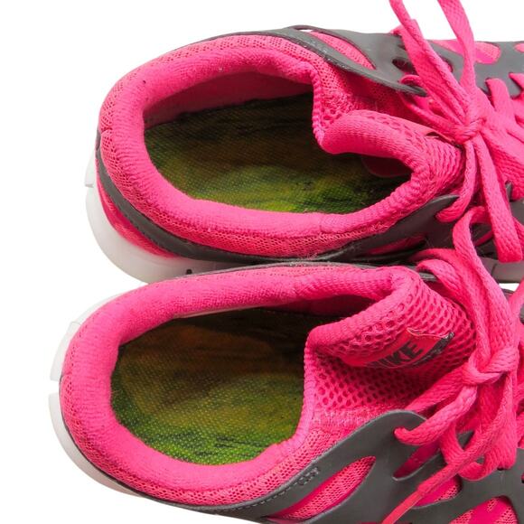 Nike Free Run 2 Neon Pink Sneakers Gray Running Sneakers Women's Size 7.5 - Picture 9 of 10